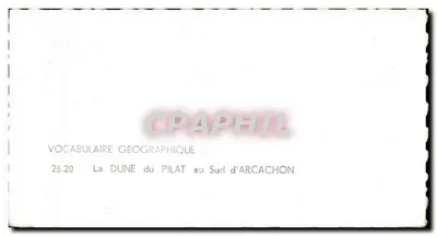 Duna Pilat — Południe Arcachon — wydawca LAPIE — Rewers