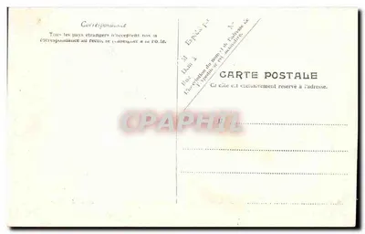Bords do Loiret — O Castelo de Bellevue — editor M. 8734 — Verso