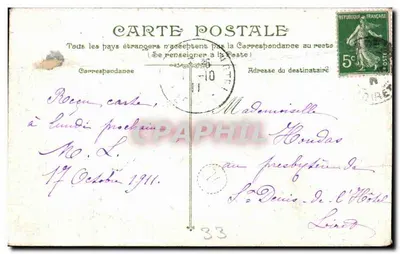 Arcachon — Widok plaży i kasyna — Wydawca: 3490 — Rewers