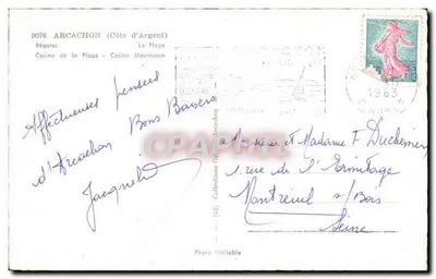 Arcachon — Regaty — Kasyno nad plażą, Kasyno Mauresque — Rewers