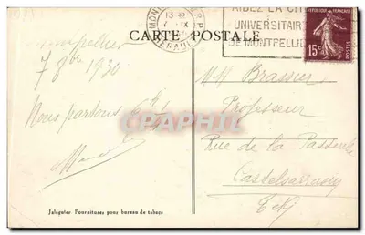 Montpellier — Les Arceaux — Wydawca: Jalaguier — Rewers