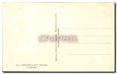 Aqueduk — widok panoramiczny — Rella, Montpellier (Hérault) — Rewers