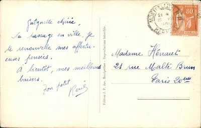Montpellier - Jardin des Plantes - Monument à Rabelais — Rewers