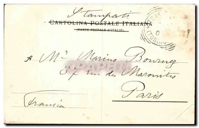 Monumento del Fréjus — Torino — H. G. & Co., Z. Dép. Nr 6317 — Rewers
