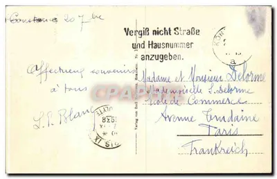 Konstantin am Rodensee — Vista geral — Verlag von Emil Brehm, Mannheim — Verso