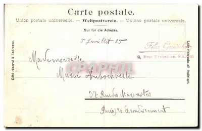 Mürren - Grand Hôtel des Alpes — Wydawnictwo Photoglob Co. Zürich, nr 3173 — Rewers