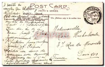 Cheltenham z Diabelskiego Kominu — widok panoramiczny — seria Frith's — Rewers