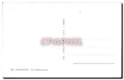 Honfleur — La Lieutenancée — editor C.A.P. n°138 — Reverso