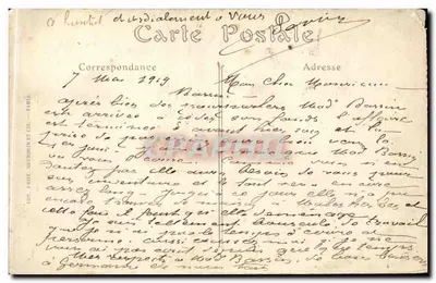 Honfleur — Najświętsza Maryja Panny. Ołtarz. — AD. Fot. — Rewers