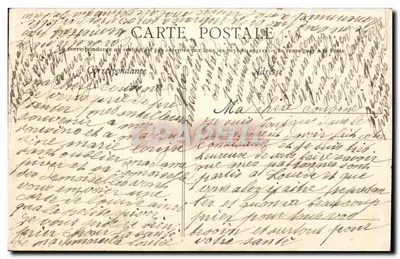 HONFLEUR — Statua N.-D. de Grâce, w kaplicy N.-D. de Grâce — Wydawca: HONFLEUR, nr 19 — Rewers