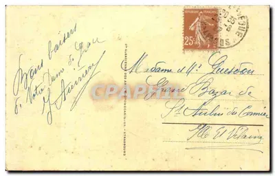 Honfleur - Najświętsza Maryja Panny łaski — wnętrze kościoła — wydawca C.P.A.S. (nr 39) — Rewers