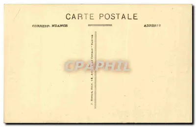 Honfleur — Igreja de São Leão do século XVI — J. Nozain, editora 18, Avenida do Coteau - Nantes — Verso