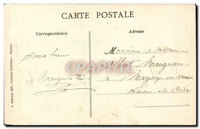 Os Carros de Falaise — 2º Arrête de Monsieur l'Alma — A. Dalbosq, Commes (Cantal) — n° 299 — Verso