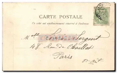 Dives - Calvados - Hôtellerie de Guillaume le Conquérant — wydawca Caen Déposé, nr 53 — Rewers