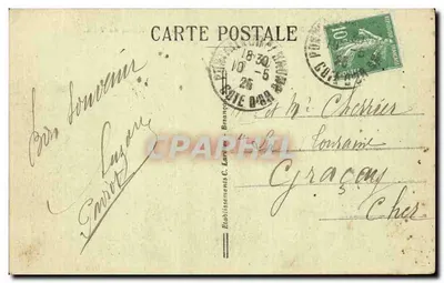Dijon — panorama z wieży ratusza — wydawca C. Lévy, nr 3502 — Rewers
