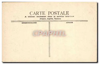 Paryż - Katedra Świętego Denisa — widok fasady — wydawca CPAPHTI — Rewers