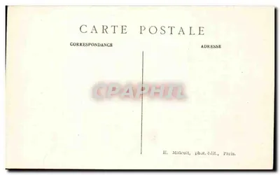 Paryż — Plac i Katedra Trójcy Świętej — E. M. — Rewers