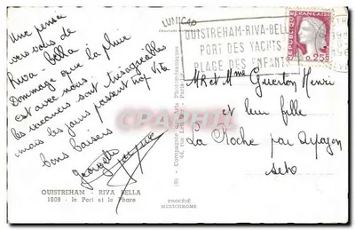 Ouistreham - O Porto e o Farol — Compagnie des Arts Photocaniques, n° (8) — Verso