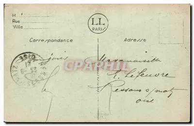 Riva-Bella — Crianças na Praia — LL. — Verso