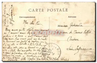Willa — Riva-Bella (Calvados) — Aleja Christophe — B.F., Paryż — Rewers