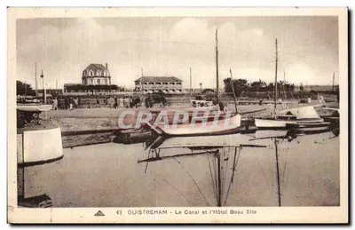 Ouistreham - O Canal e o Hotel Beau Site — editor ABR, n° 49