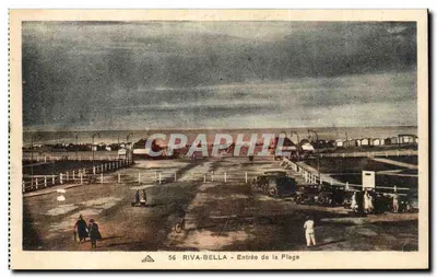 Riva-Bella - Entrada da Praia — série 56 — editor C° Anciennne des Arts Photomécaniques, Strasbourg