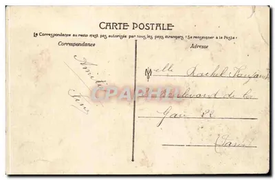 In Morvan — LE CHATELET — Cascata di VOUCOLX — Prototypik J. Oual, Juniot - Avion — Verso