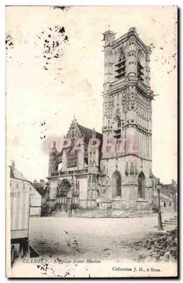 Clamecy - A Igreja de São Martinho — Coleção J. D., em Sens