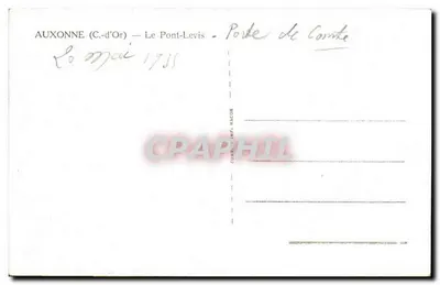 AUXONNE (C.-d'Or) — Le Pont-Levis — Porte de Comte — Rewers