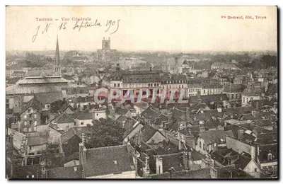Troyes — Vue Générale — Vve Bertrand, édit. Troyes