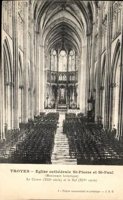 Troyes — Église cathédrale St-Pierre et St-Paul — J. S. T. n°1