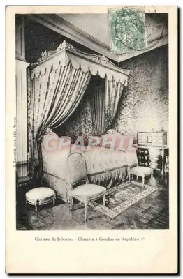 Castelo de Brienne - Quarto de Dormir de Napoleão I — G. Langlot, fot.édit., Troyes