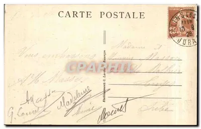 Le Verneau — Otoczenie Salins-les-Bains — C.I.B. n°1261 — Rewers