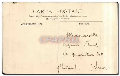 Wodospad Ogrodu Publicznego — Colmar — LL, nr 932 — Rewers