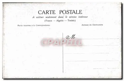 Inundações de Paris (Janeiro 1910). Ponte de l'Alma — Carte postale — Verso