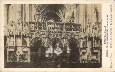 Troyes (Aube) — Église Sainte-Madeleine, Jubé de la Nef — Collection de la Solution Paulauberge