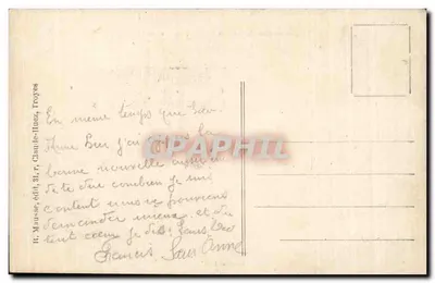 Treyves — Quai des Comtes de Champagne et de Dampierre — Collection T. G. — Verso