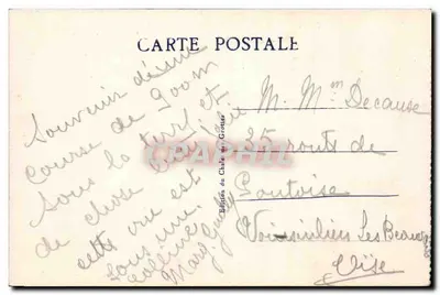 Grutas de Arcy-sur-Cure (Yonne) — A Caverna das Fadas — Edição do Castelo das Grutas — Verso
