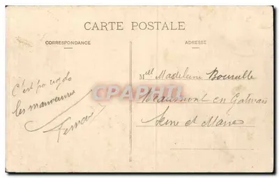 Saint-Élophe — A Cápsula que contém as relíquias do mártir Santo Élophé — editor desconhecido, número de série não visível — Verso