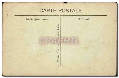 Septeuil (S.-et-O.) — Orfanato, Avenida da Grade Preta — A. L'Hoste, Paris — Verso