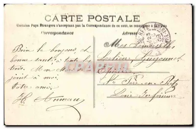 St-GERMAIN-en-LAYE — Widok na La Ceissée d'Espagne, Place Lamant — F.A. 0255 — Rewers