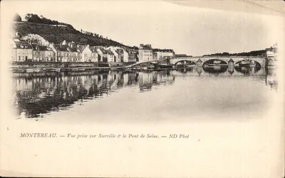 Montereau — Vista tirada de Surville & o Ponte da Sena — ND Fot