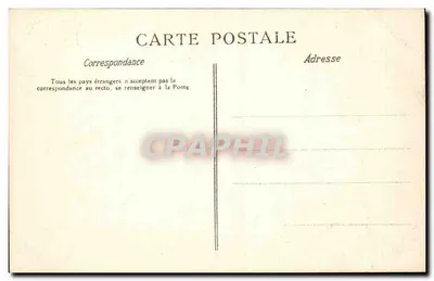Moret — Most, Kościół i Brama Burgundzka — C. L. C. — Rewers