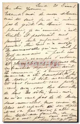 La Ferté-Gaucher — O Ponte da Propriedade da Sra. Delbet, indicado aos Alemães por uma empregada e onde passaram 18.000 homens — M. Rousseau, imp. — Verso