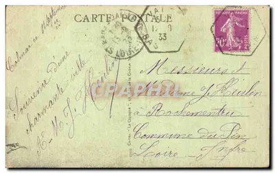 Colmar - Katedra św. Martyna — wydawca 'La Cigogne', nr 5778 — Rewers
