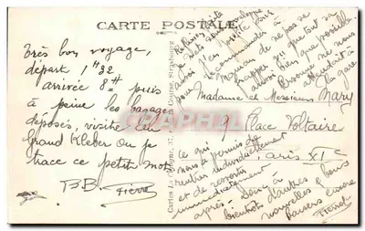 Strasbourg — Pejzaż panoramiczny rzeki Ill, blisko Place de la République — Cartes Postales La Cléryne, n°149 — Rewers