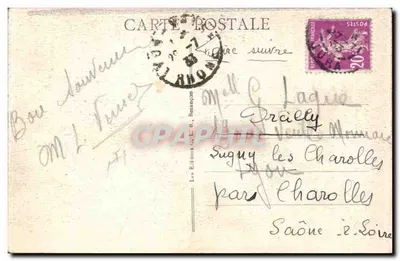 Fonte do Ain — Arredores de Champagnole (Jura) — Sítios Pitteresques da Franche-Comté — n°1553 — Verso