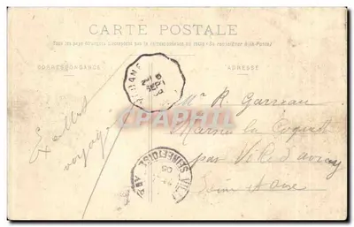 Haute-Côme - O Desembarque — n° 590 — editor não identificado — Verso