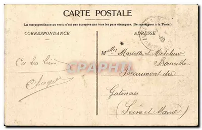 A Lorena Pitoresca. — TOUL. — 39e de Artilharia. — Bairro de Rigny. — Edição Photo Française, 40, Rue des Tanneurs, Toul. — Verso
