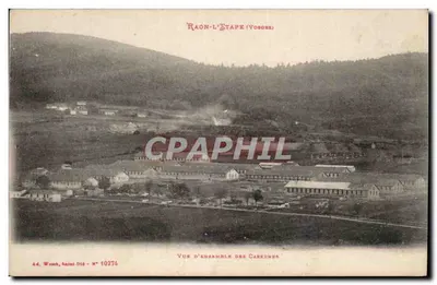 Raon-l'Étape (Vosges) — Vista geral das cabanas — Ad. Weich, Saint-Dié, n° 10274